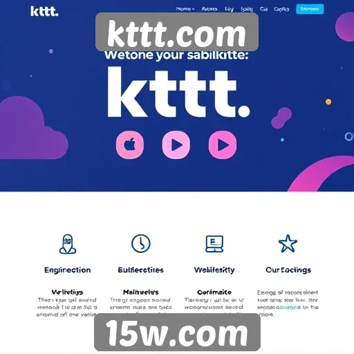 Características de usabilidade do site kttt.com